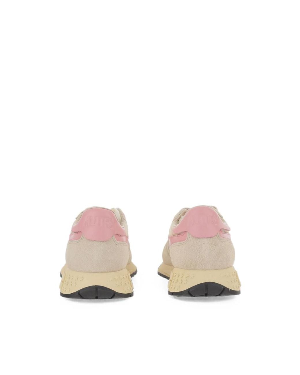 Autry Natural Panelled Low-Top Sneakers