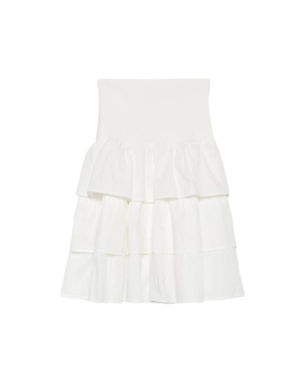 GIMAGUAS White Joan Midi Skirt