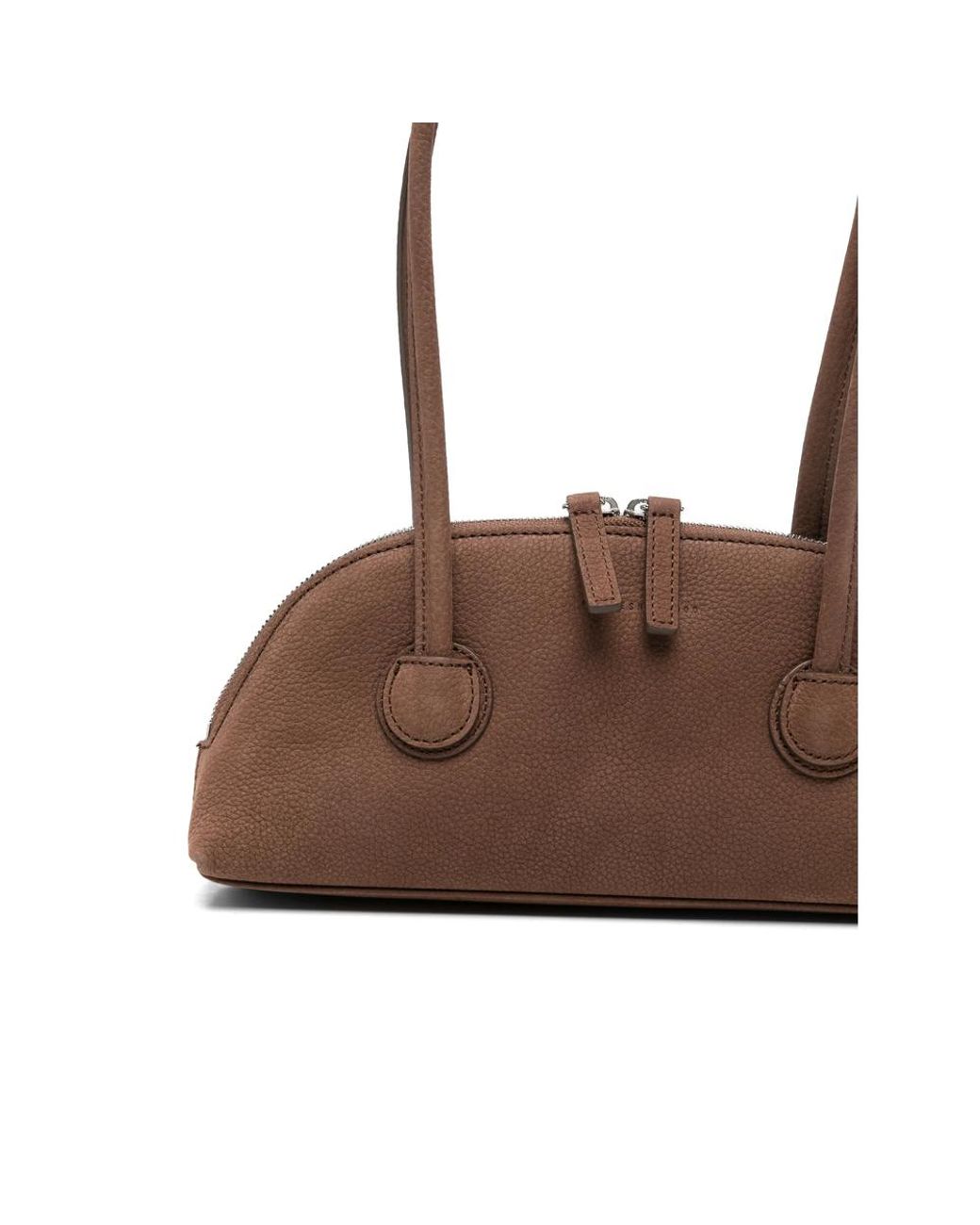 MARGE SHERWOOD Brown Bessette Leather Shoulder Bag