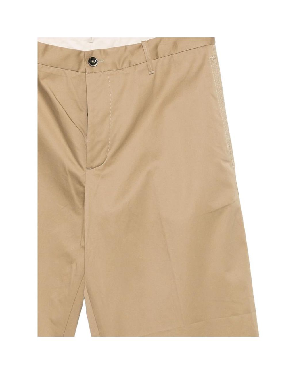 Nine:inthe:morning Natural Button-Fastening Trousers for men