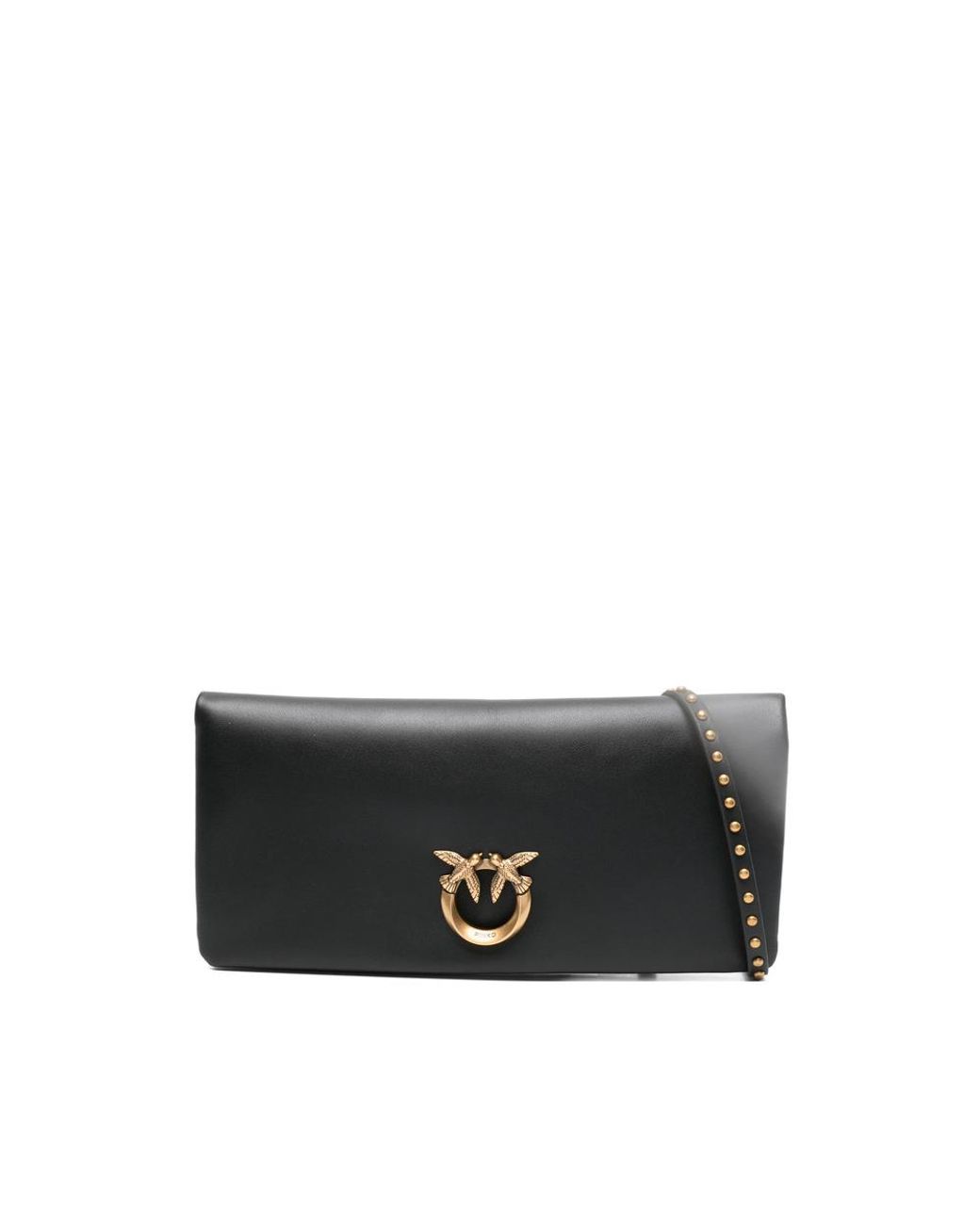 Pinko Black Studded Tote Bag