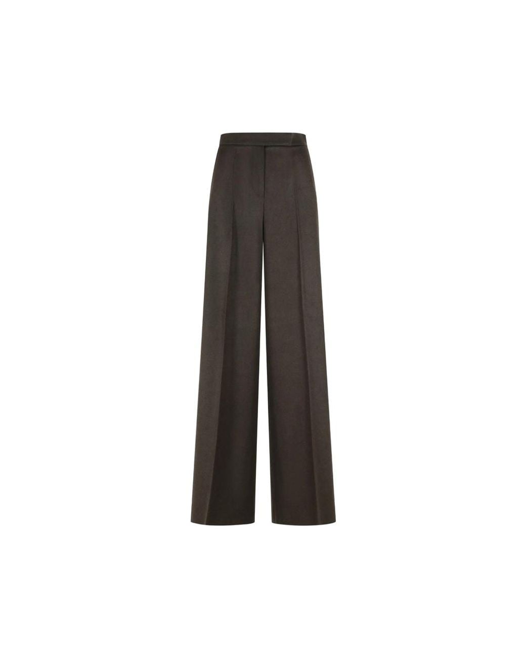 Max Mara Brown Tailored Pleated Pant