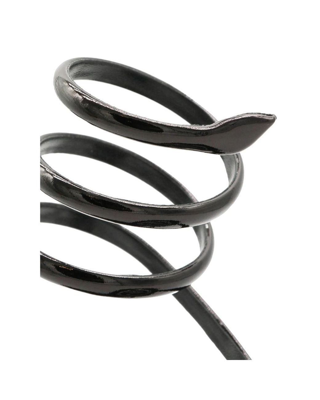 Rene Caovilla Black Cleo Wraparound Sandals