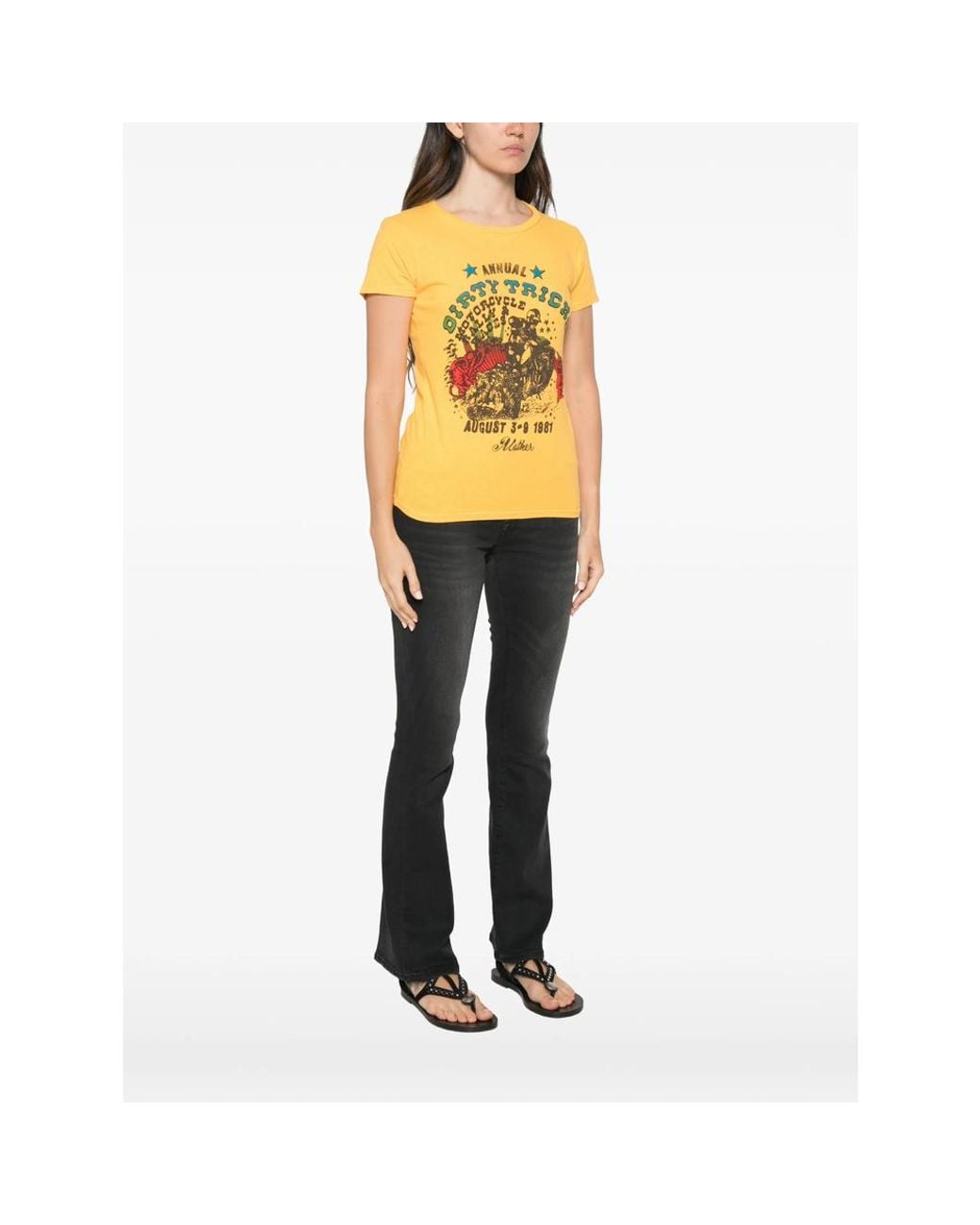 Mother Yellow The Lil Goodie Goodie Graphic-Print T-Shirt