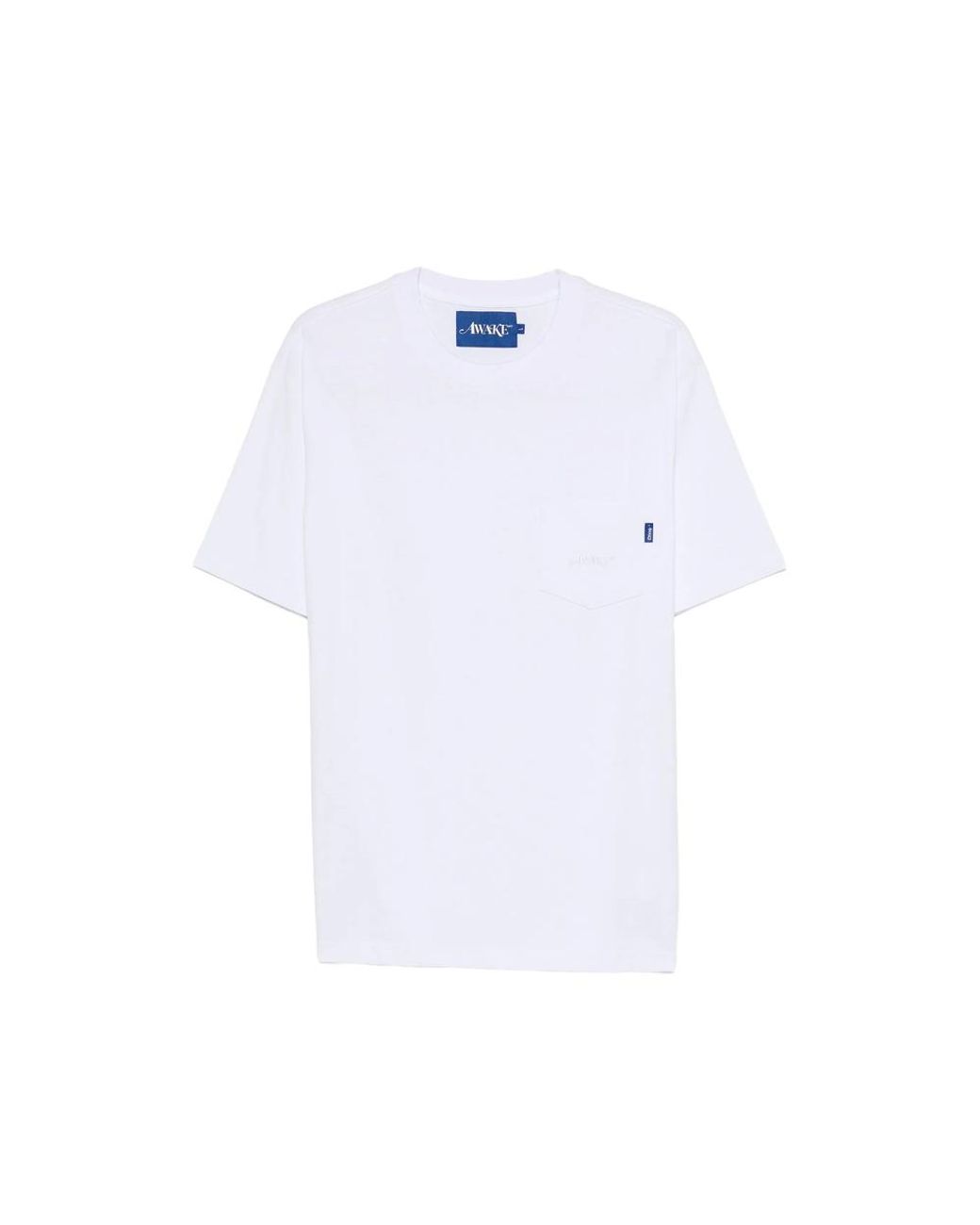 AWAKE NY White Chest-Pocket T-Shirt for men