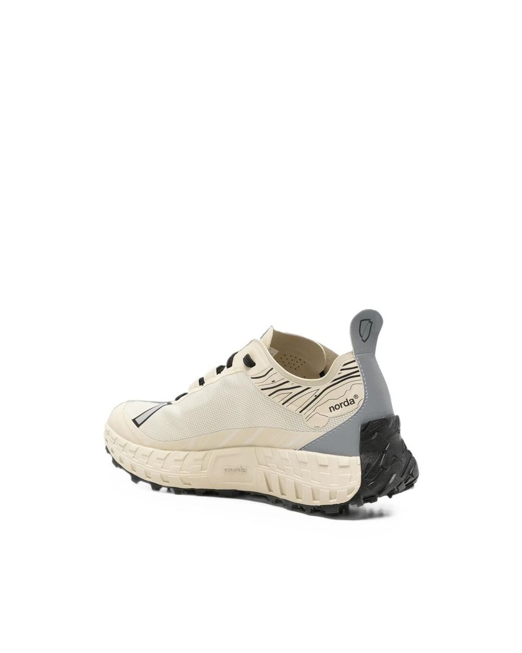 Norda Natural Low-Top Lace-Up Trainers for men