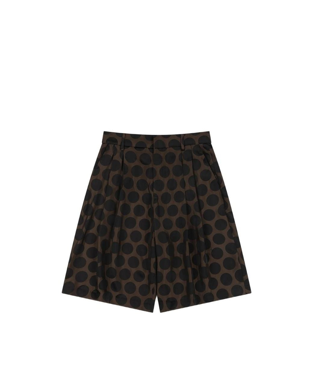 Charles Jeffrey Black Polka-Dot Tailored Shorts for men