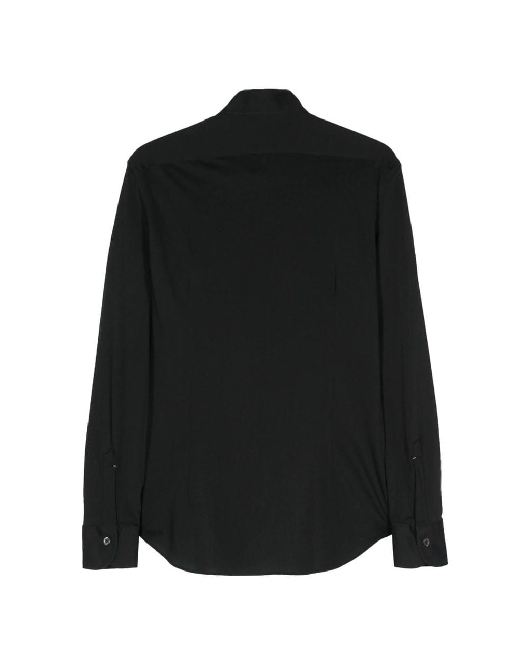 Mazzarelli Black Long-Sleeve Shirt for men