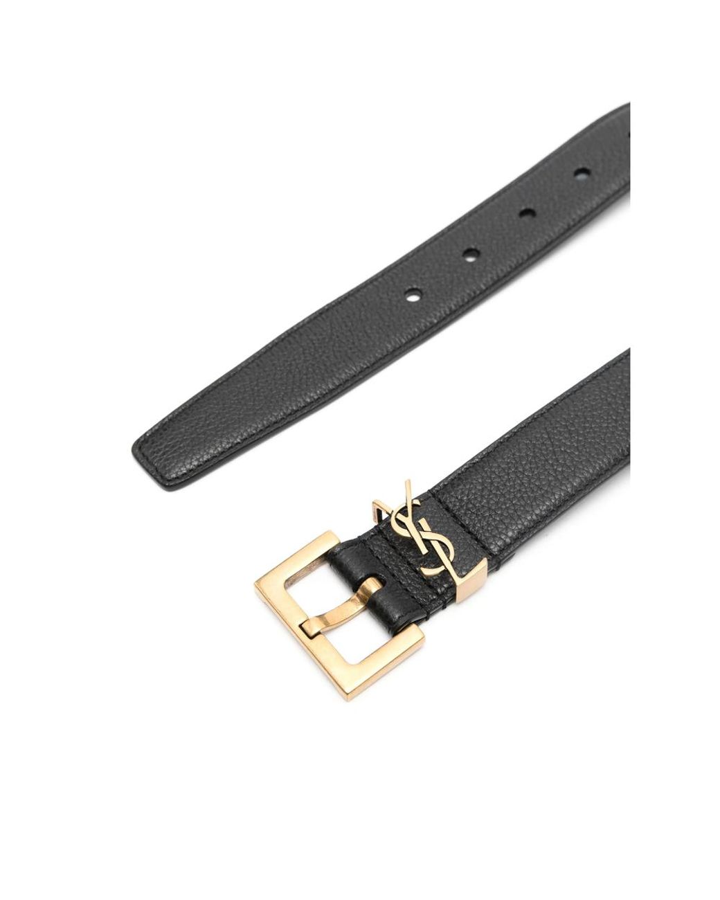 Saint Laurent Black Belts for men