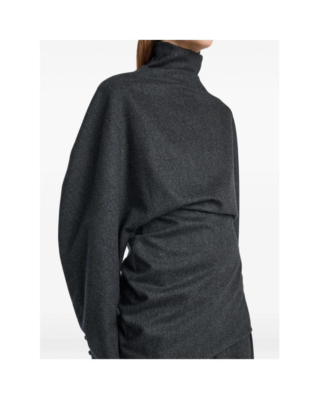 Khaite Black Harlow Top
