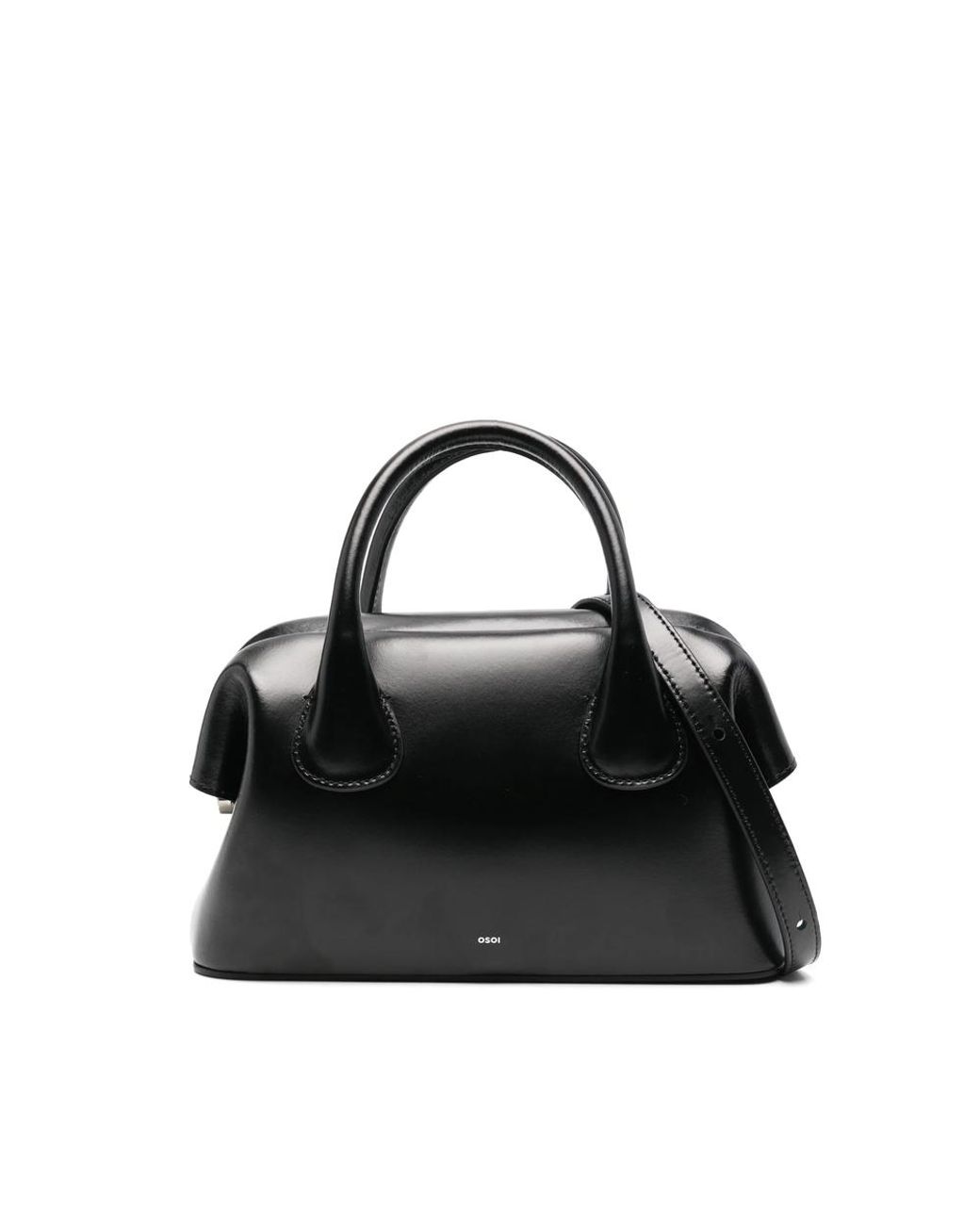 OSOI Black Mini Boat Tote Bag