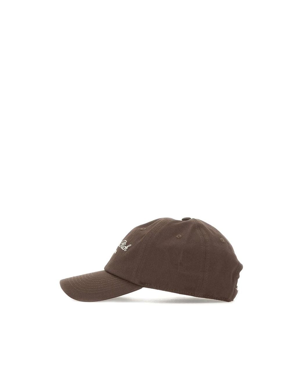 Sporty & Rich Brown Vendome Script Baseball Cap