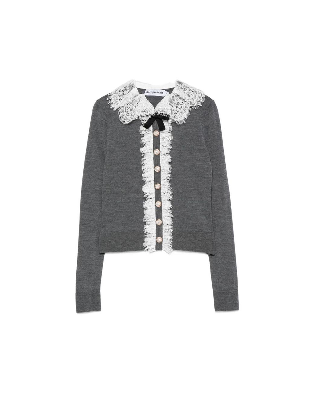 Self-Portrait Gray Sweater