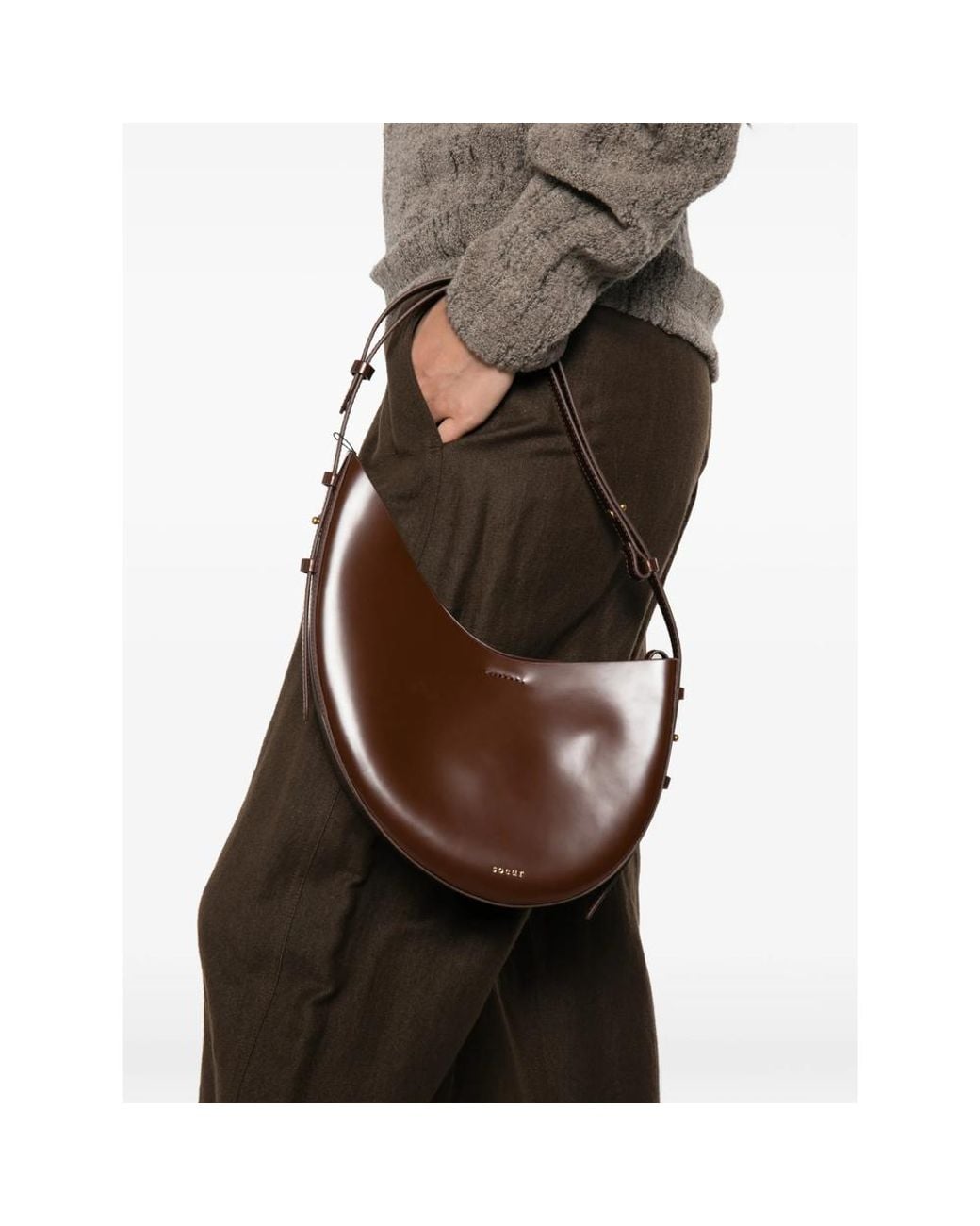 Soeur Brown Wino Shoulder Bag