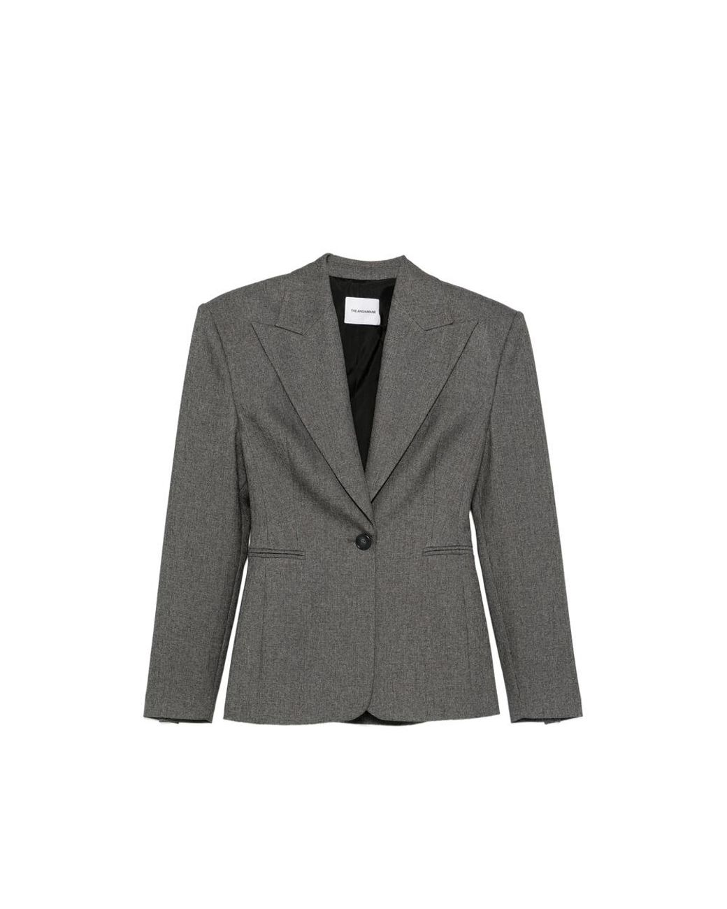 ANDAMANE Gray Toni Single-Breasted Blazer