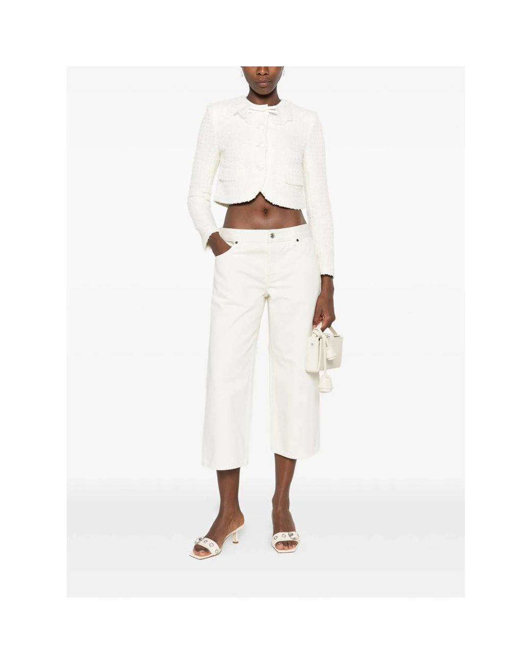 Self-Portrait White Neutrals Jackets