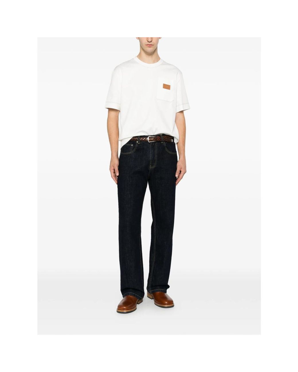 Fendi White T-Shirts & Vests for men