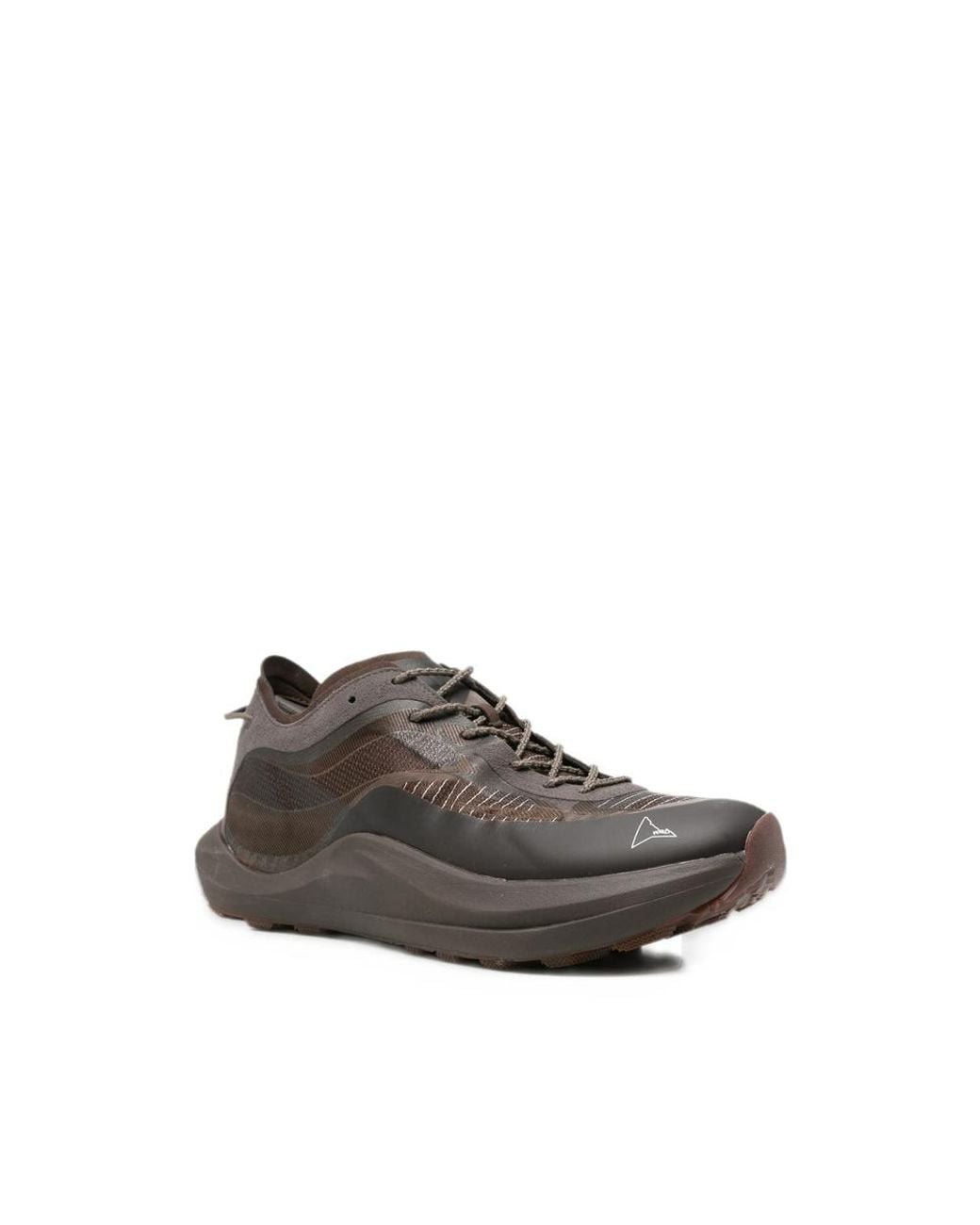 Roa Brown Paneled Mesh-Trim Sneakers for men