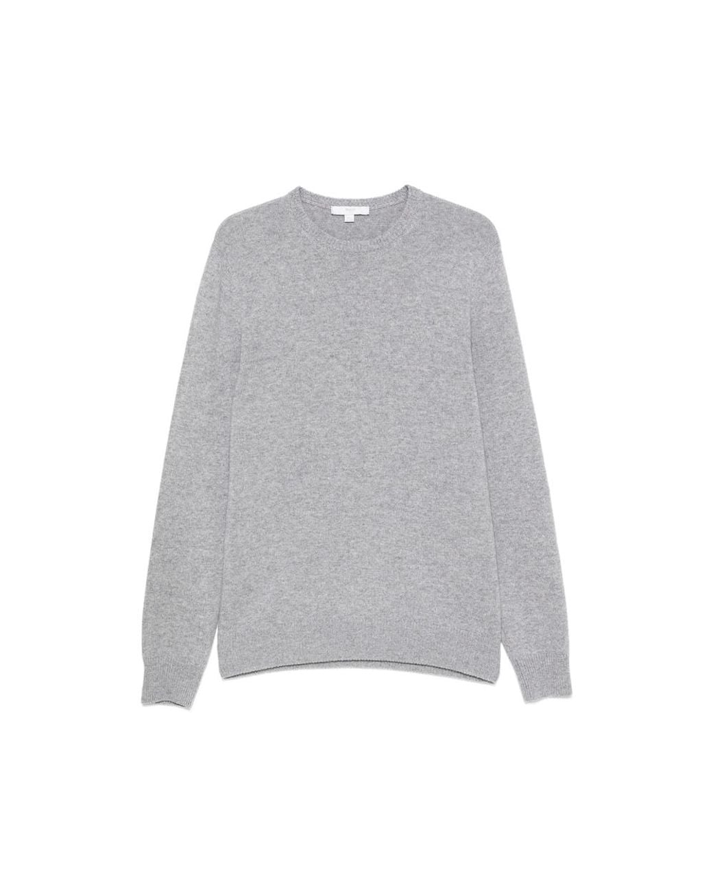Malo Gray Crew-Neck Long-Sleeve Sweater for men