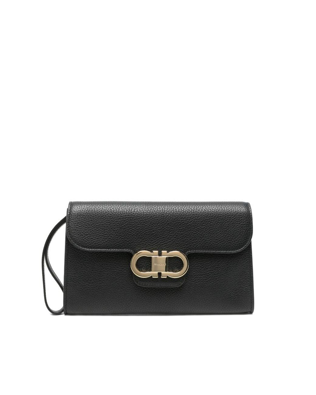 Ferragamo Black Clutch Bags