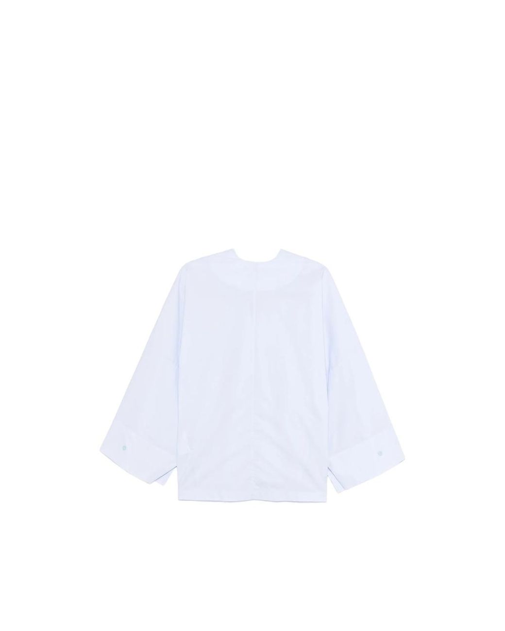 Thelatest White V-Neck Blouse