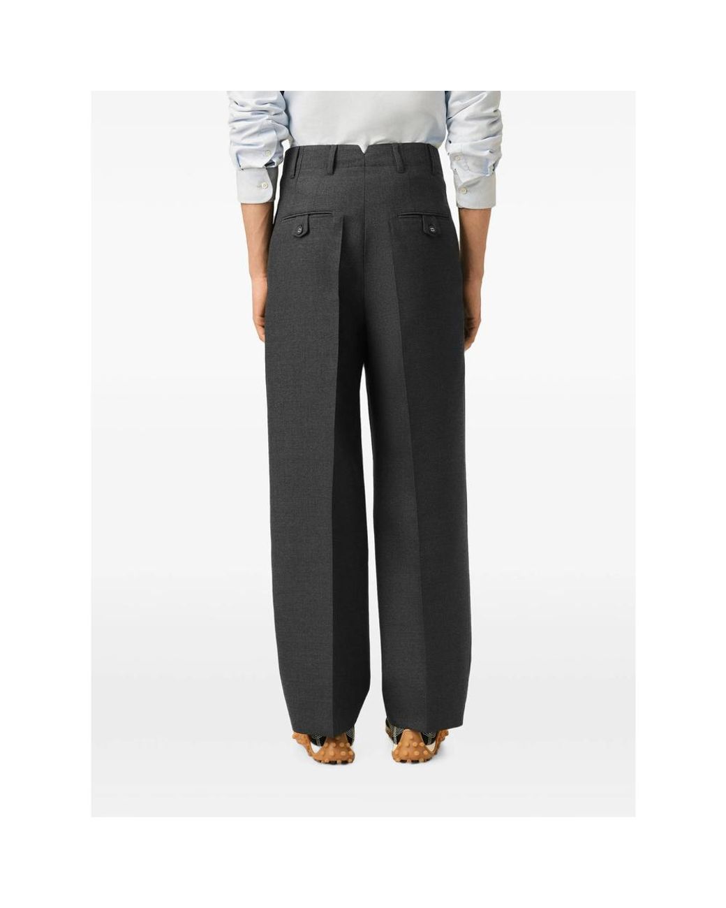 AMI Black Suit Trousers for men