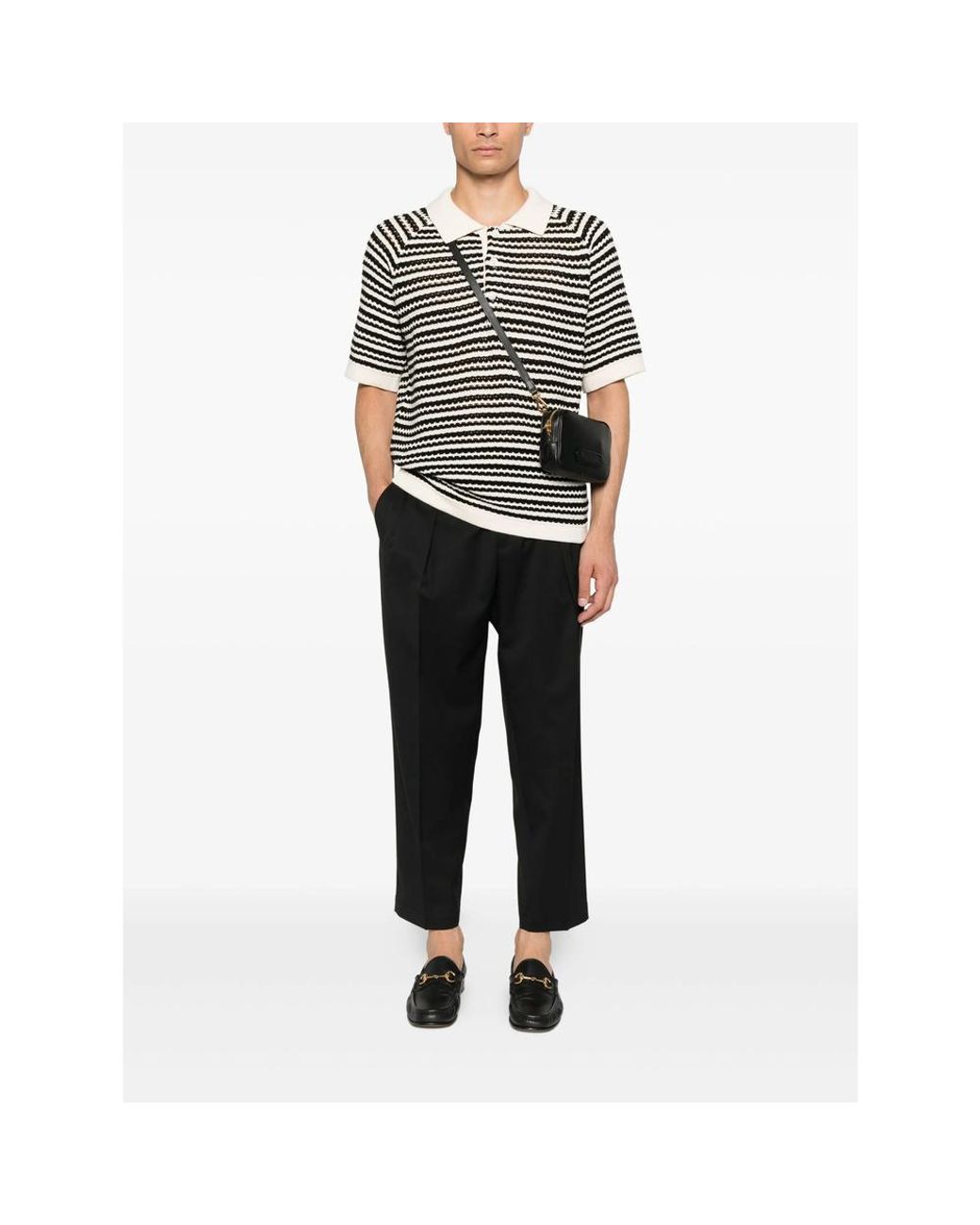 Briglia 1949 Black Pleated-Front Trousers for men
