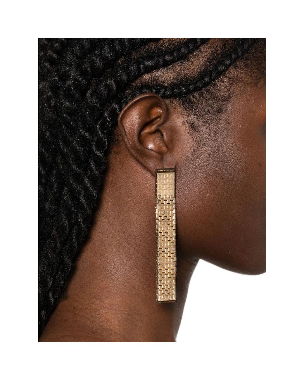 Tom Ford White Earrings