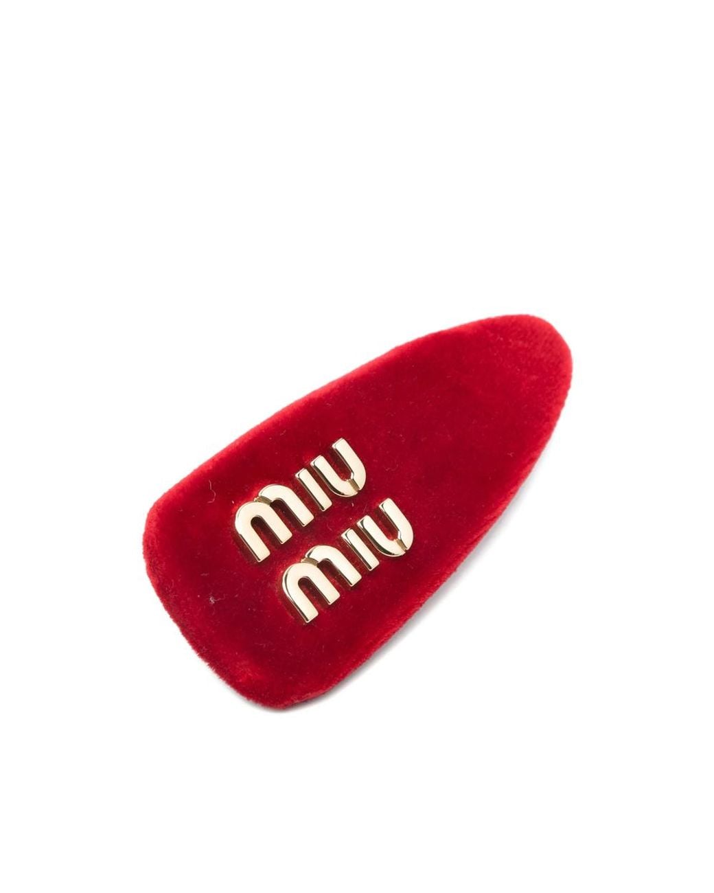 Miu Miu Red Hair Accessories