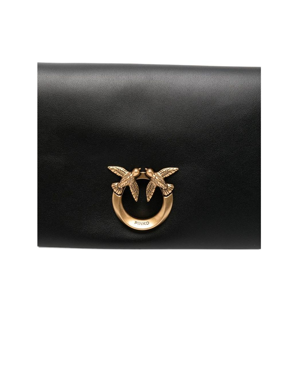 Pinko Black Studded Tote Bag