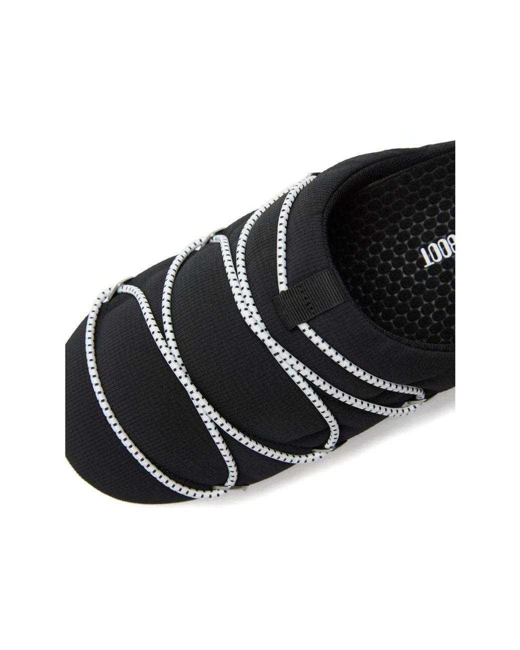Moon Boot Black Soft Slippers for men