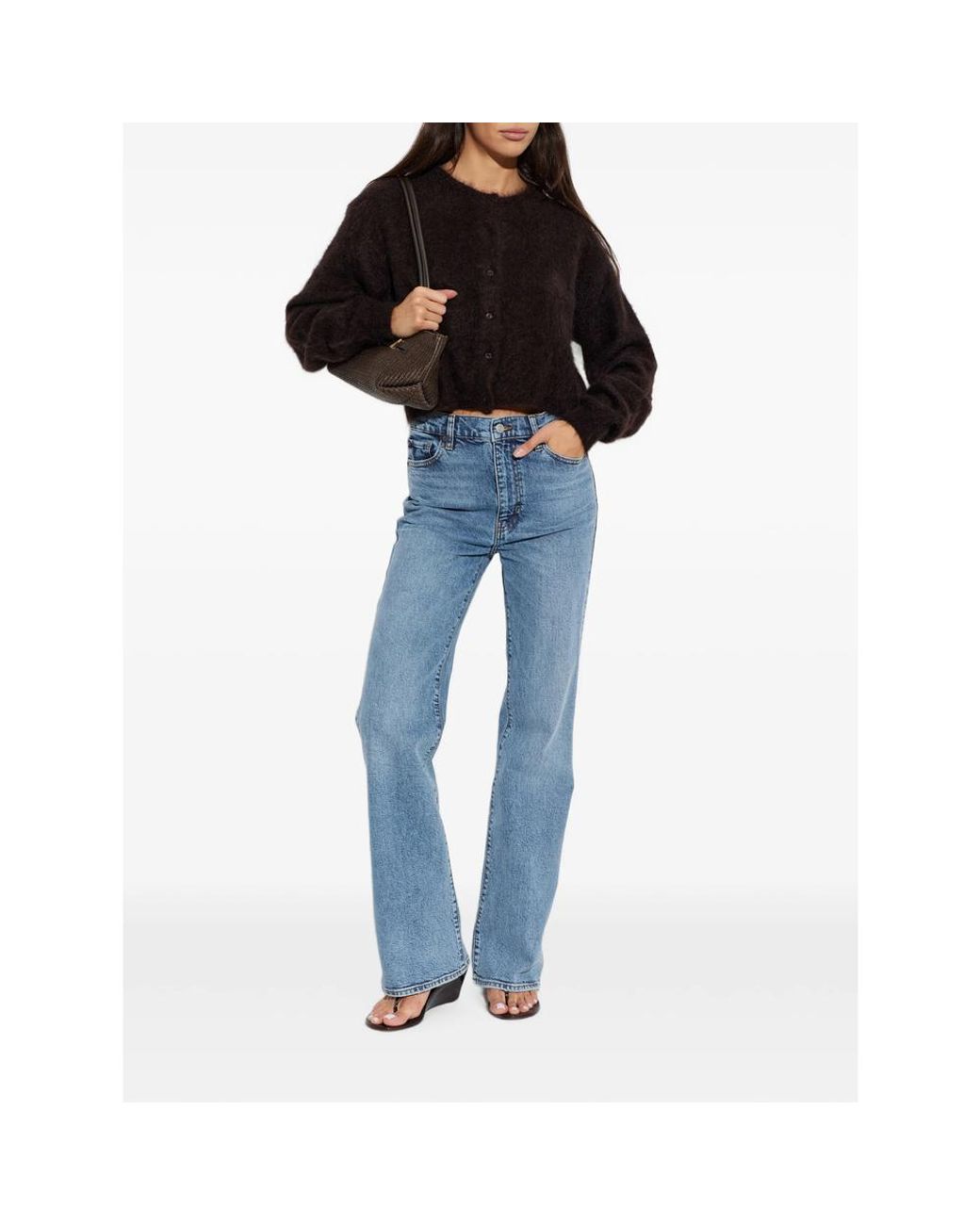 Gestuz Black Gzdebbie Mohair-Blend Cardigan