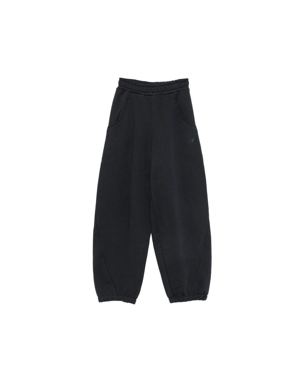 New Balance Blue Logo-Embroidered Track Pants