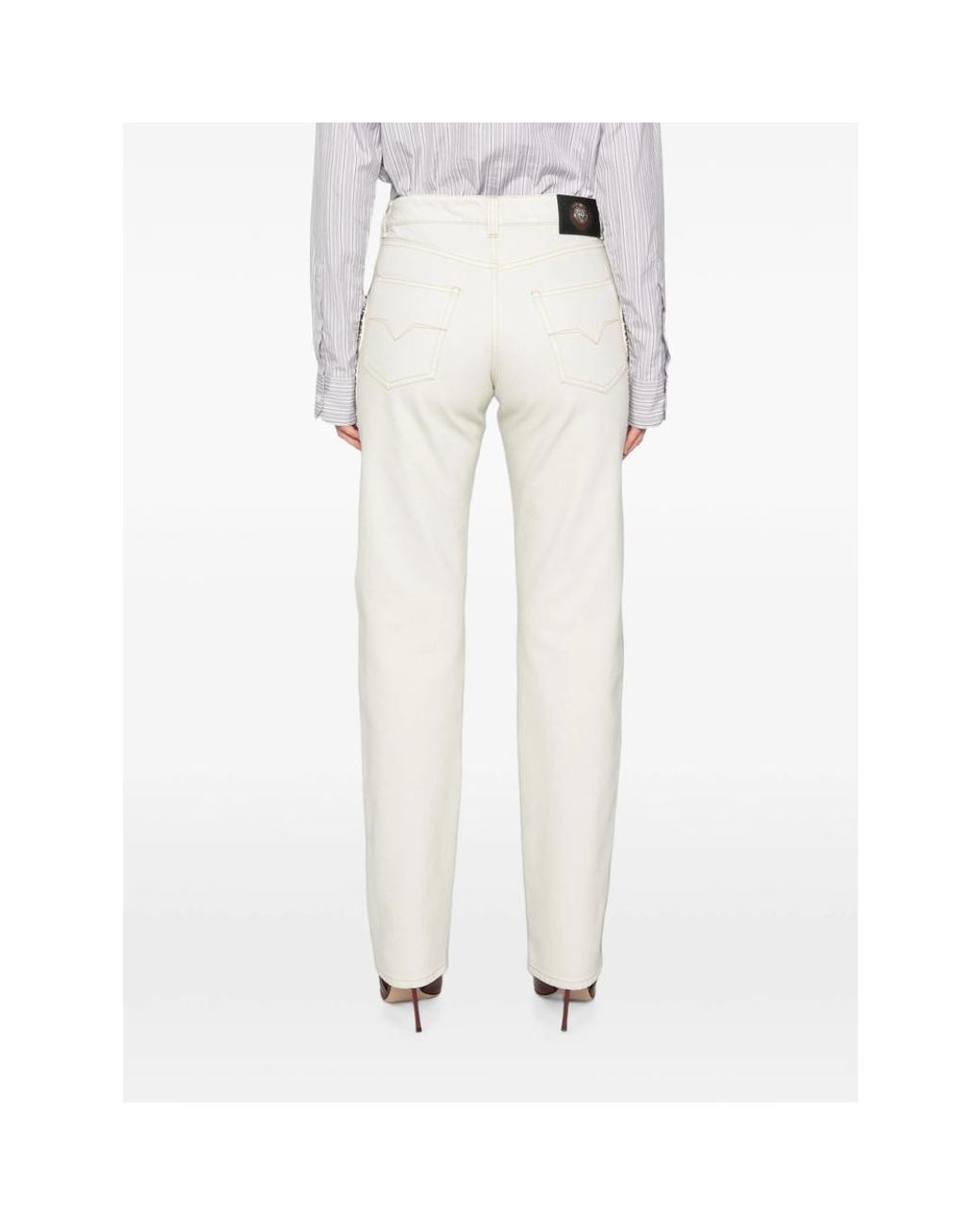 Versace White Denim