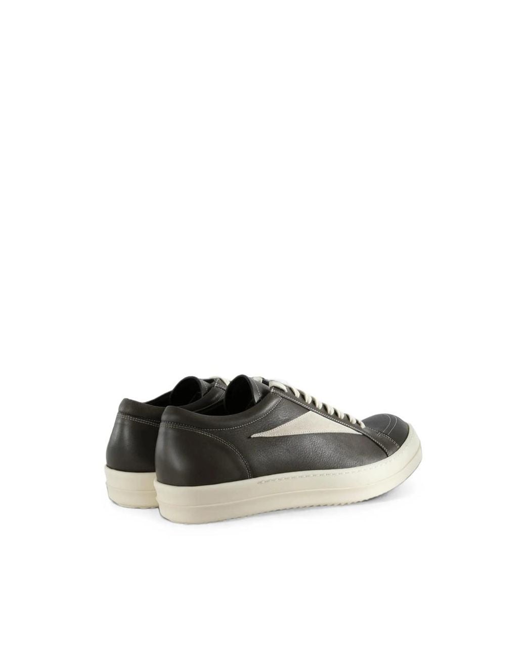 Rick Owens Black Vintage Leather Sneakers for men