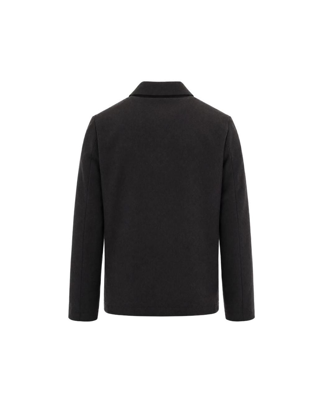 A.P.C. Black A. P.C. Simple Dark Wool Jacket for men