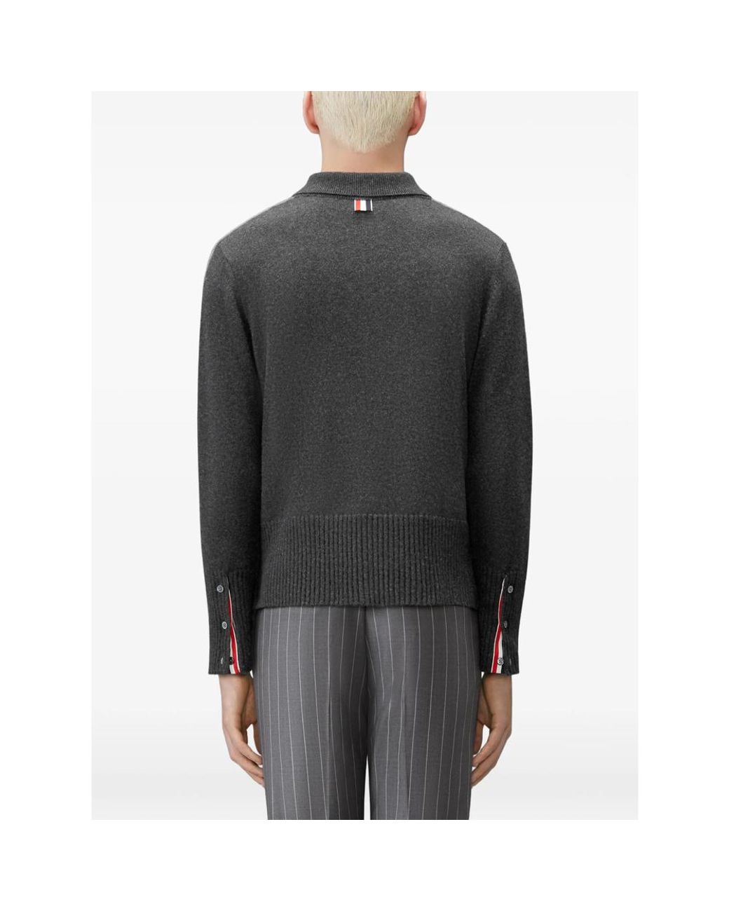 Thom Browne Gray Polo Shirts for men