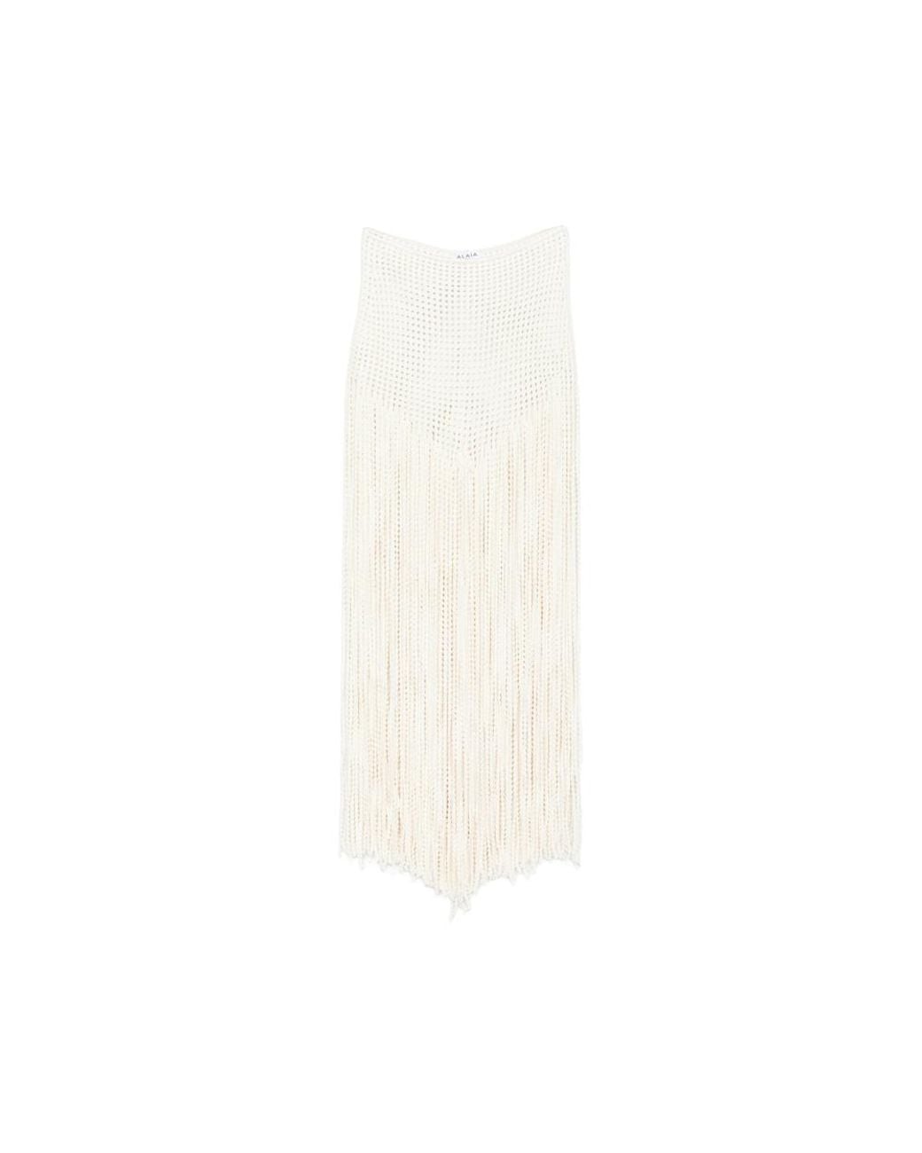 Alaïa White Alaïa Neutrals Trousers