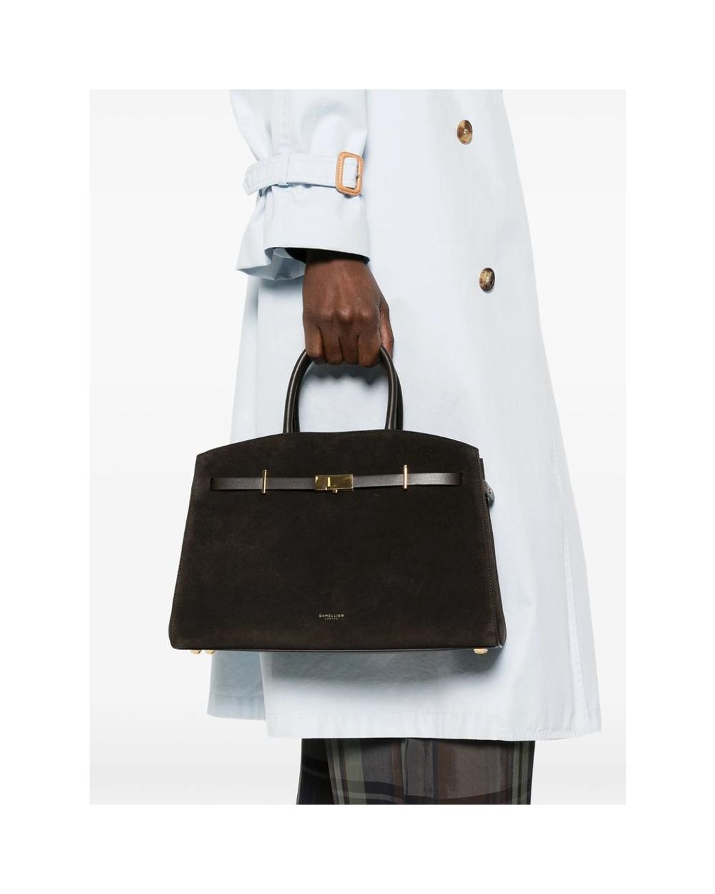 DeMellier London Black Medium Hudson Tote Bag