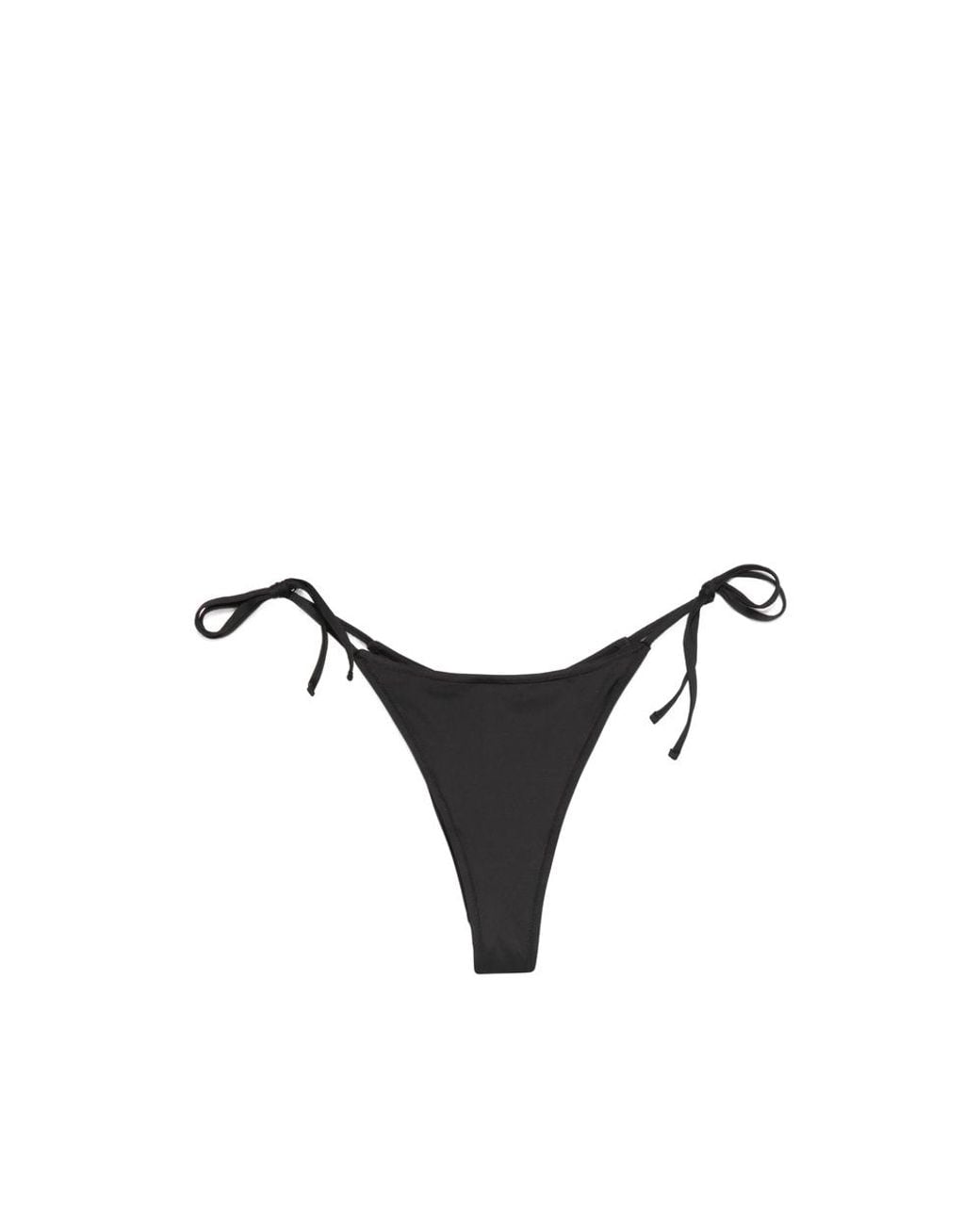 Frankie's Bikinis Black Romeo Tie Bikini Bottoms