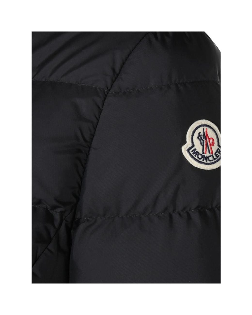 Moncler Black Gie Hooded Long Down Jacket