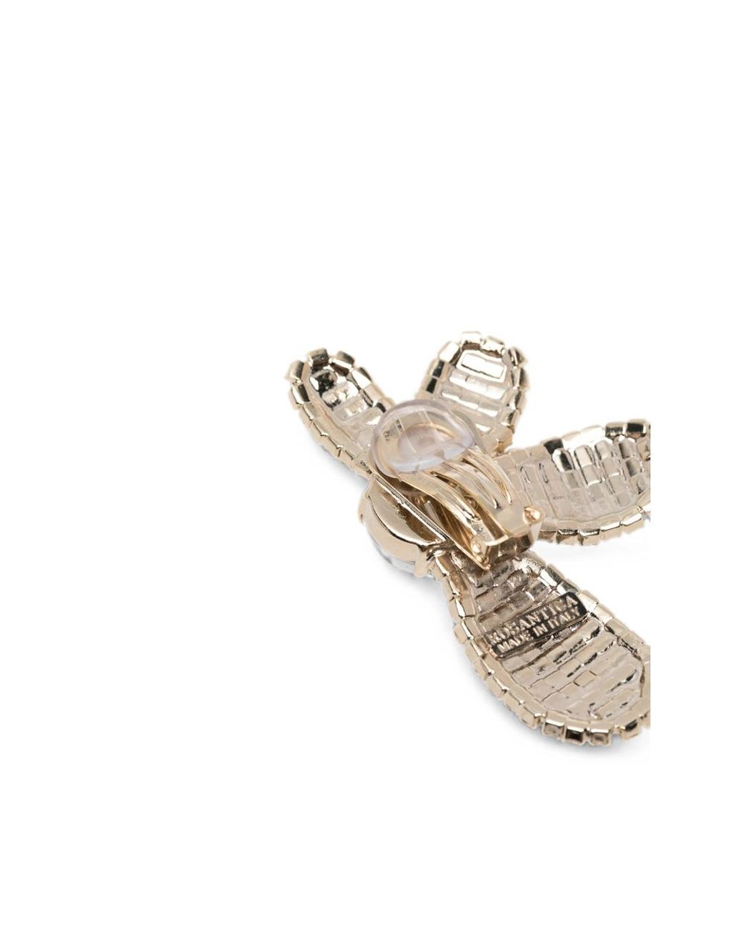 Rosantica Metallic Floral-Motif Earrings
