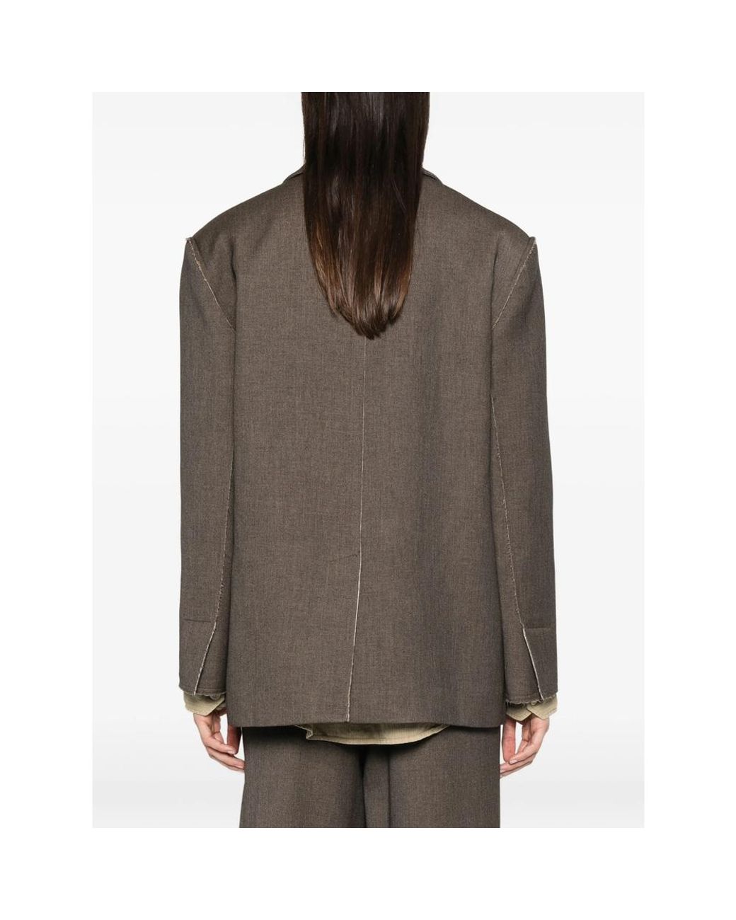 ELEH Brown Single-Breasted Blazer