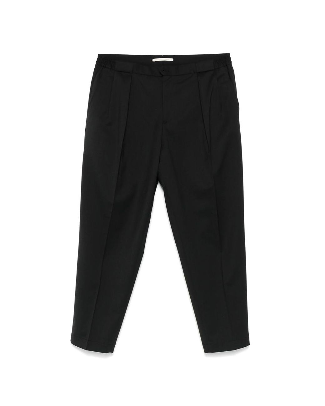 Briglia 1949 Black Pleated-Front Trousers for men
