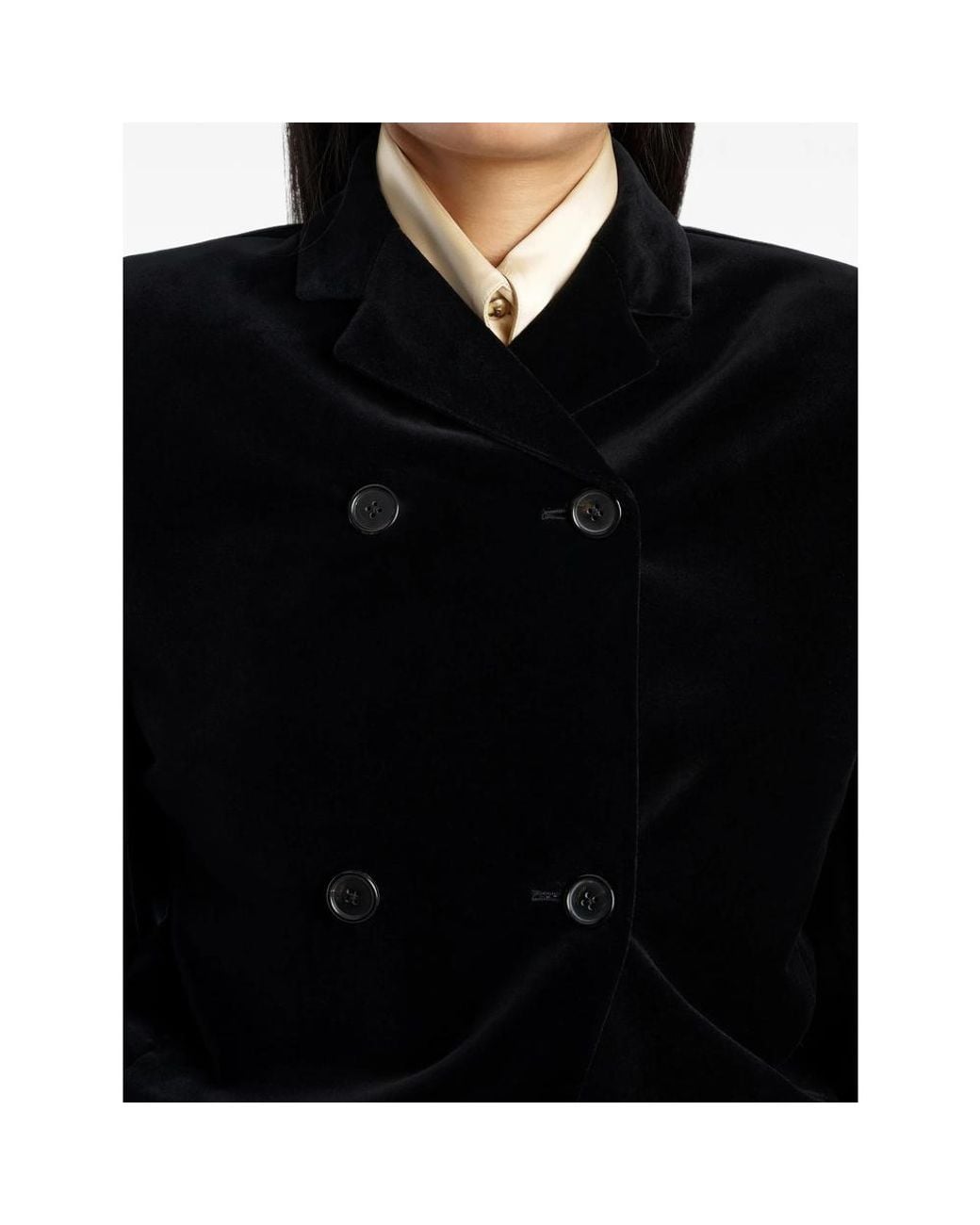 Khaite Black Rolo Jacket