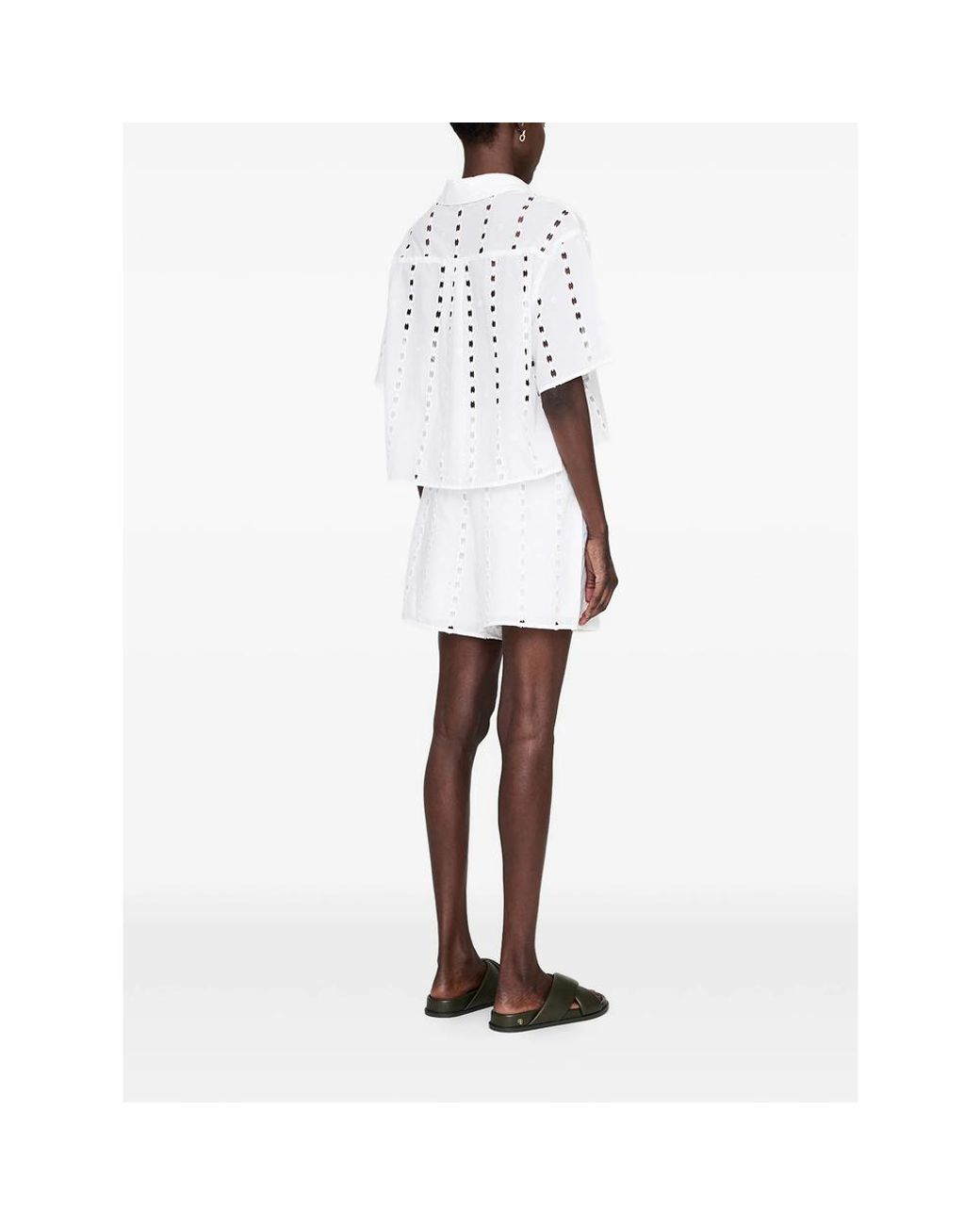 Anine Bing White Shorts