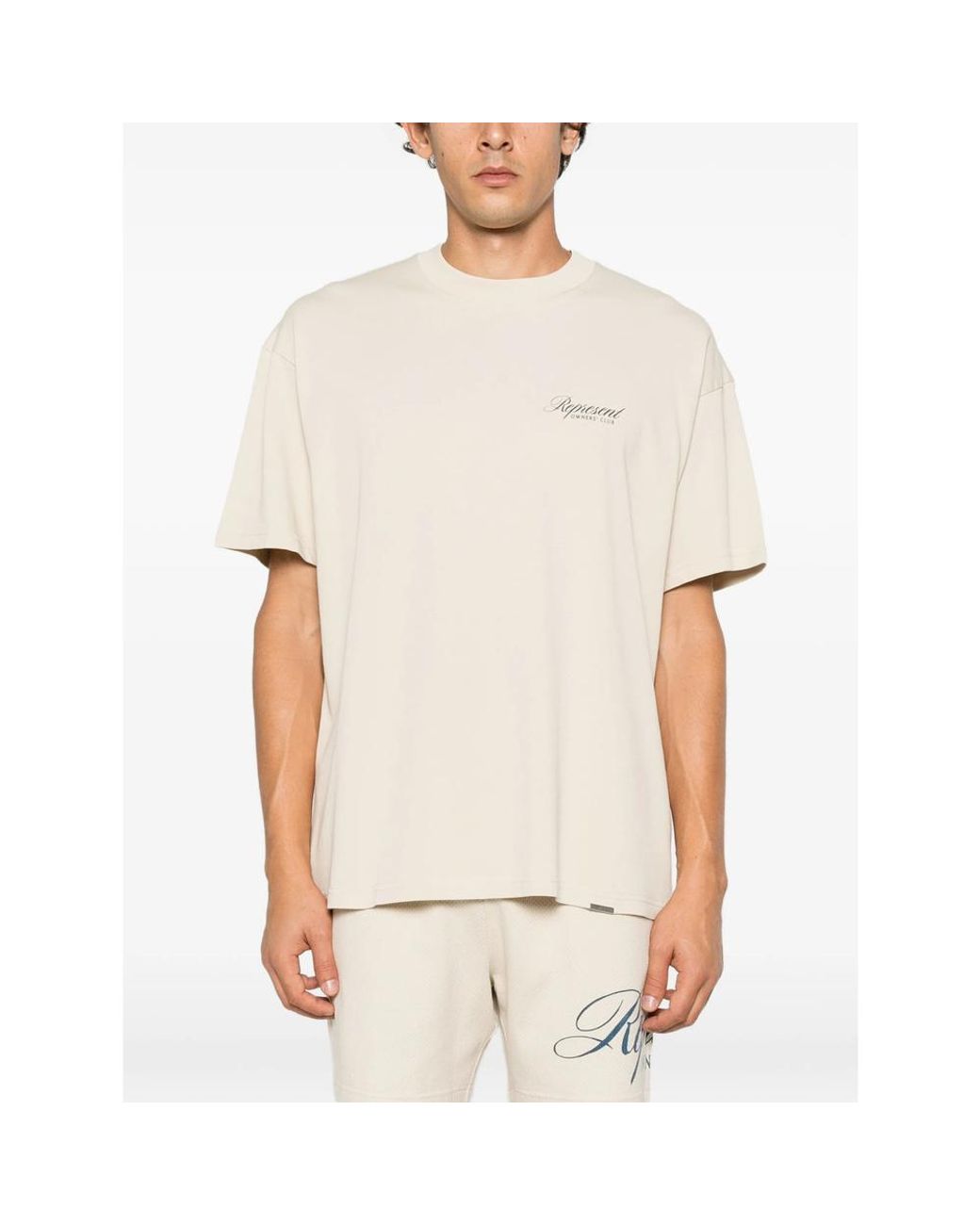 Represent Natural Owners' Club Logo-Print T-Shirt for men