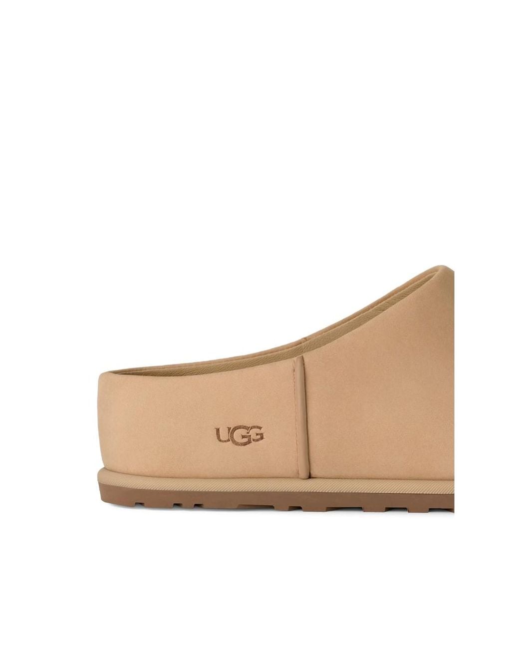 Ugg Brown Elea Leather Slippers
