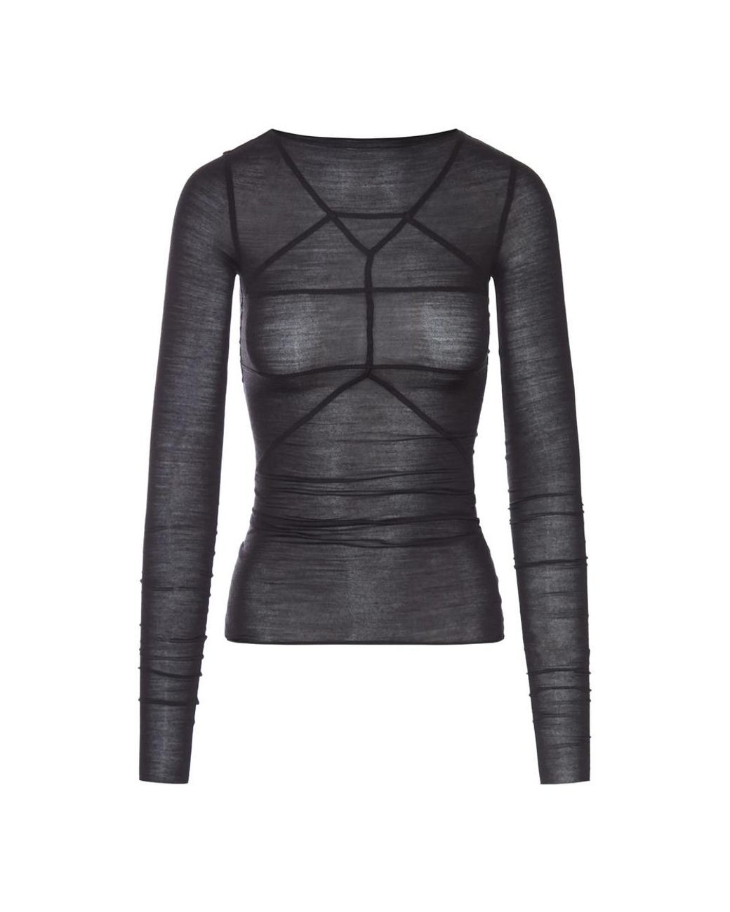 Rick Owens Black Ls Temple Top