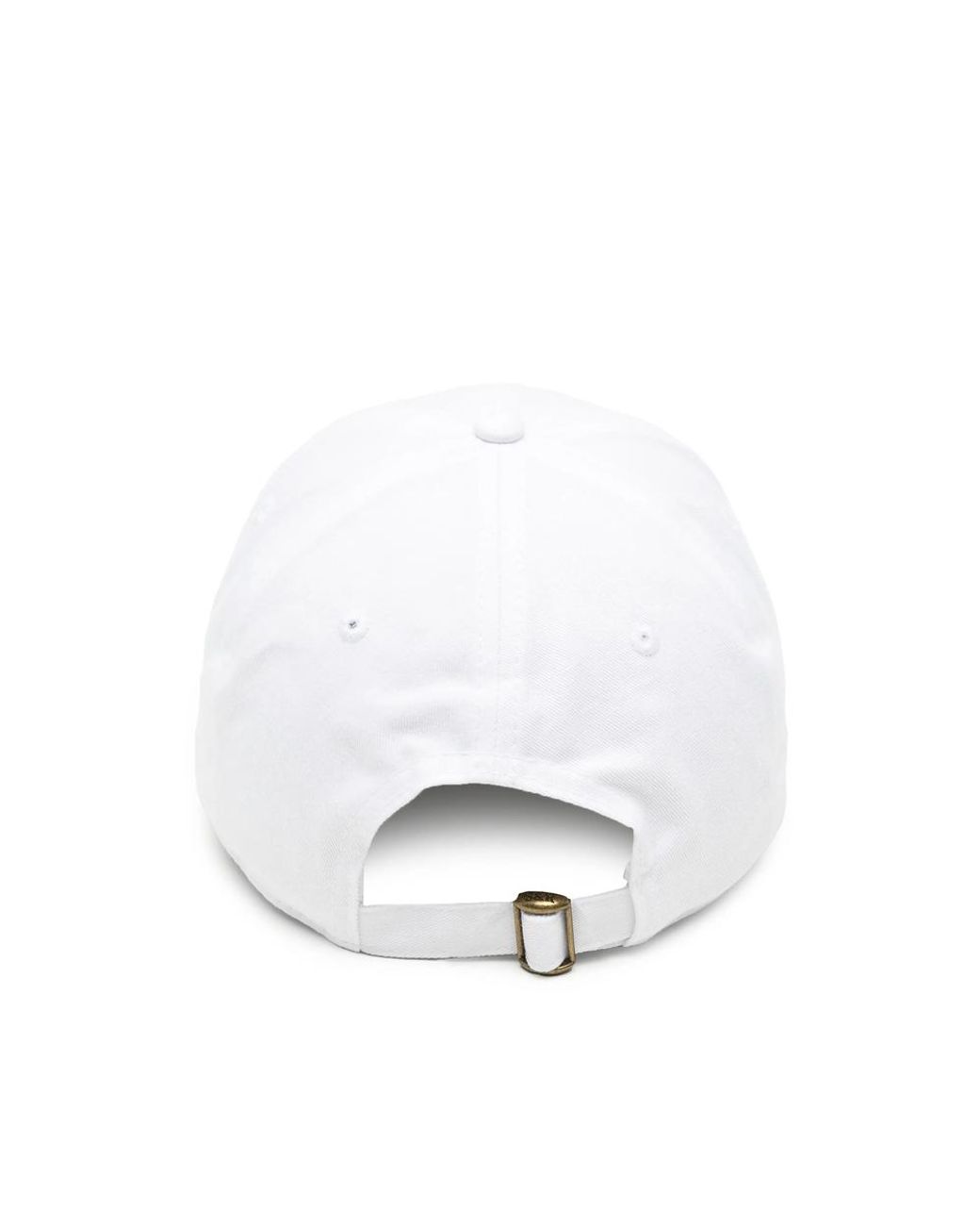 Sporty & Rich White Embroidered-Logo Baseball Cap